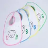 Baby crystal velvet saliva towel, letter embroidered waterproof bib, cartoon rice bag, embroidered bib Specification image